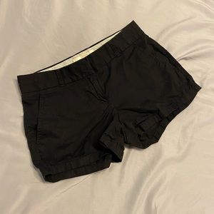 Black J Crew Chino Shorts
